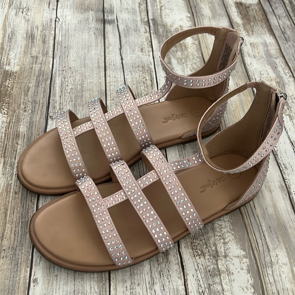 Cat & Jack Big Girls Shoes Sandals size 4
